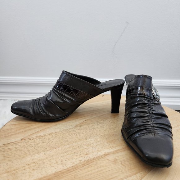 Brighton rubens krinkle mules - Picture 8 of 10